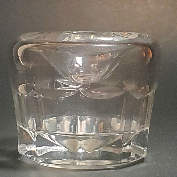 1900s Clear Glass Ink Well Desk Accessory Vintage Antique EUC - Picture 7 of 12
